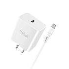 Cargador r&aacute;pido MYBAT 22W Universal con cable USB-C carga rapida para iPhone y Android