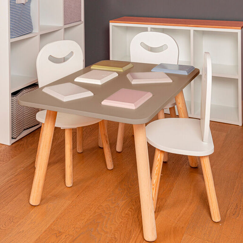 Mesa Rectangular Amplia de Madera para Ni&ntilde;os Y ... image number null