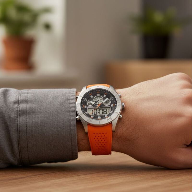 Reloj De Pulso Lorus Modelo R2345lx9 Para Hombr... image number null