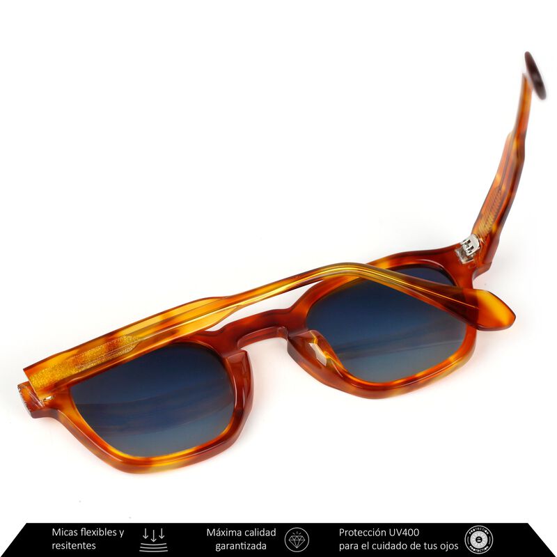 Lentes De Sol Xolek 107 Moda Acetato Hexagonal ... image number null