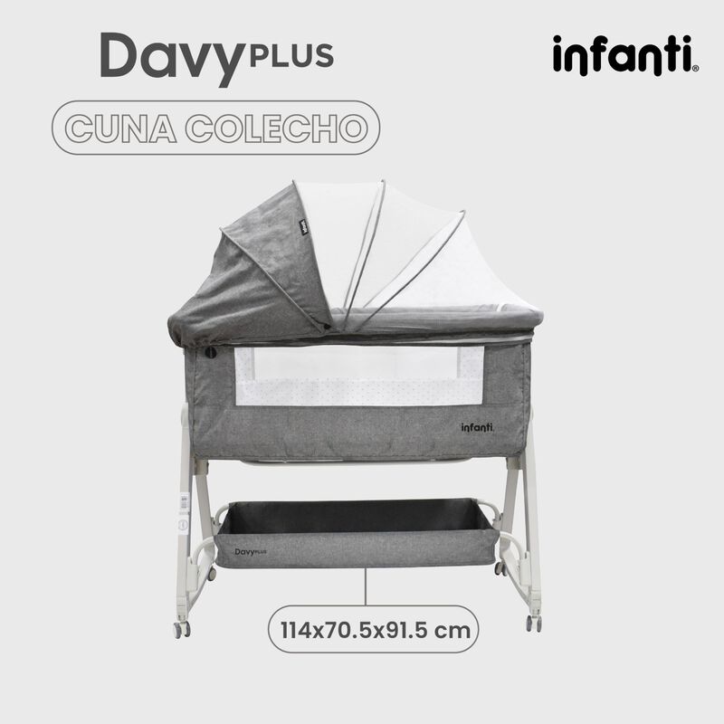 Cuna Corral Para Bebe Mosquitero Con Cambiador ... image number null