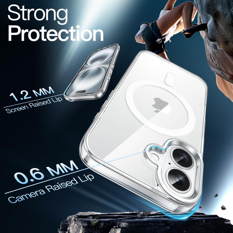 Funda Magn&eacute;tica Transparente para iPhone 16 Plu... image number null
