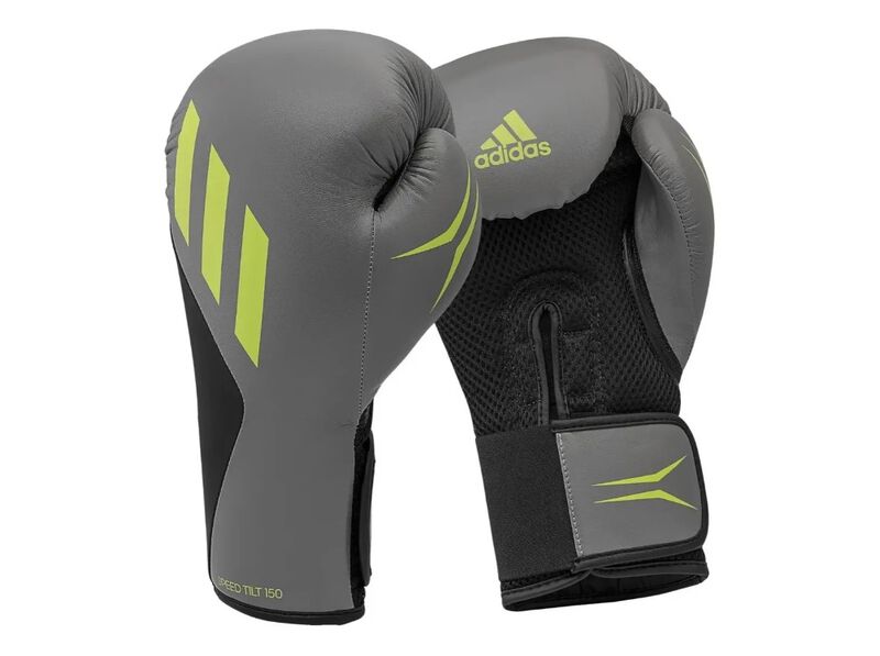 Guantes Para Entrenamiento De Box Color Gris/ve... image number null
