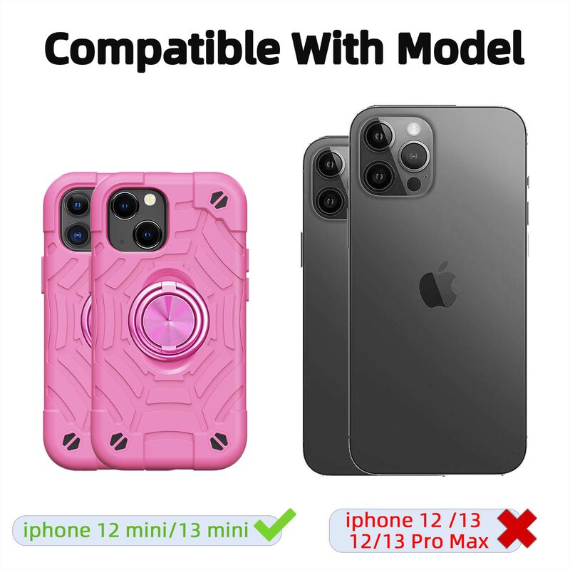 Funda Kcj Para Iphone 13/12 Mini De 5,4" Rosa C... image number null