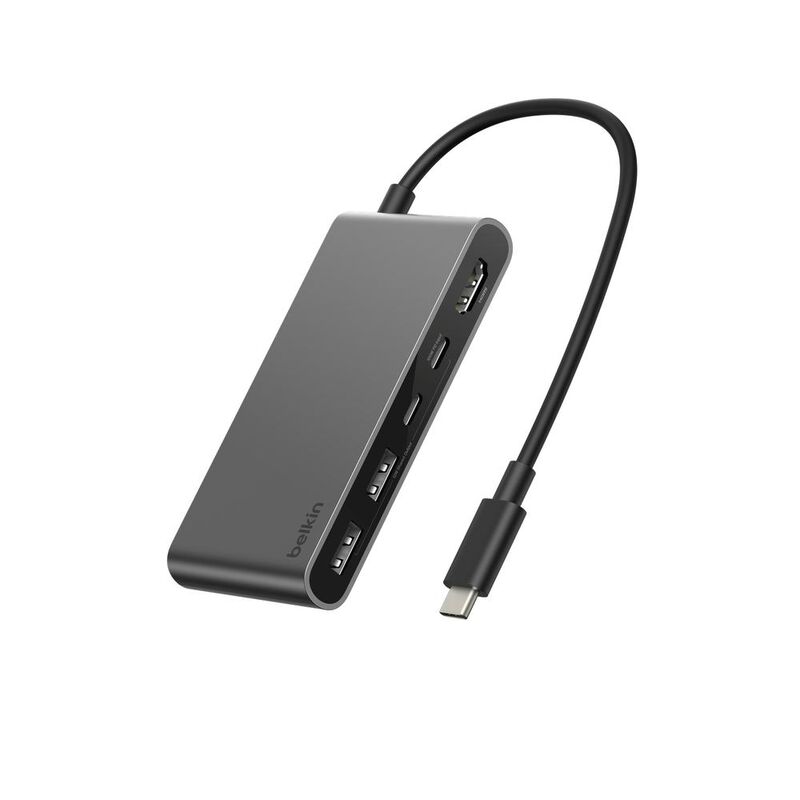 Hub De Conectividad Belkin 5 En 1 100w Gris image number null