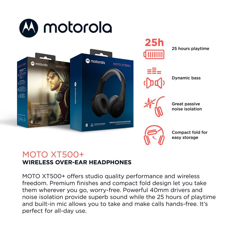 Auriculares Inal&aacute;mbricos Motorola Moto Xt500+ C... image number null
