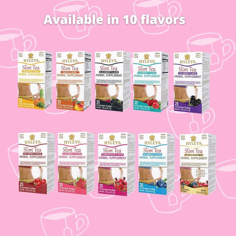 Tea Hyleys Slim Tea Para Bajar De Peso Con Acai... image number null
