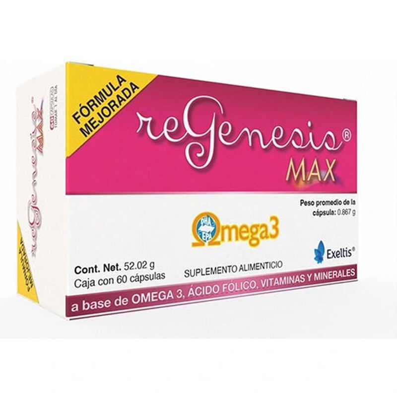 REGENESIS MAX C&Aacute;PSULAS C60 image number null