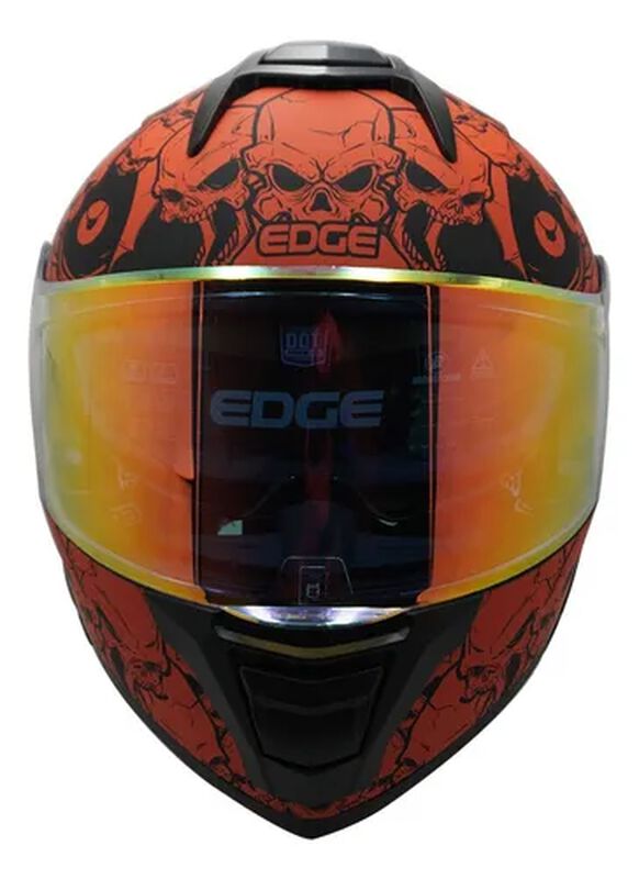 CASCO PARA MOTO ABATIBLE ROJO  DOT/ECE CON LUZ ... image number null