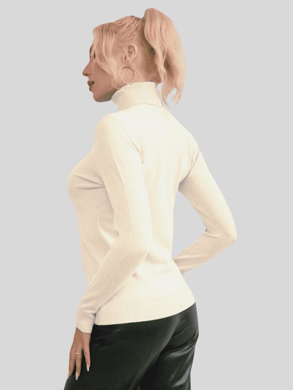 Set De 2 Suéteres Mujer De Cuello Alto Suéteres... image number null