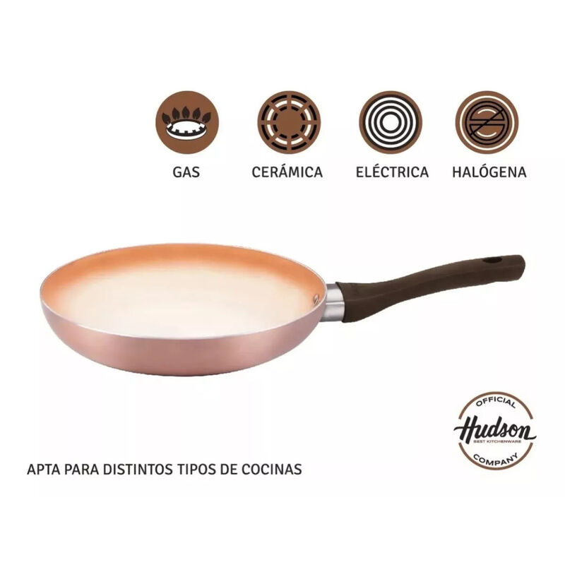 Sart&eacute;n Triple Capa Antiadherente 24 Cm Aluminio... image number null