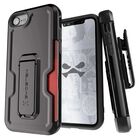 Funda GHOSTEK Iron Armor para iPhone 8 PLUS y 7 PLUS Negra con clip y mica