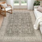Alfombra Luxturiy 183 cm &times; 183 cm Lavable Color Topo