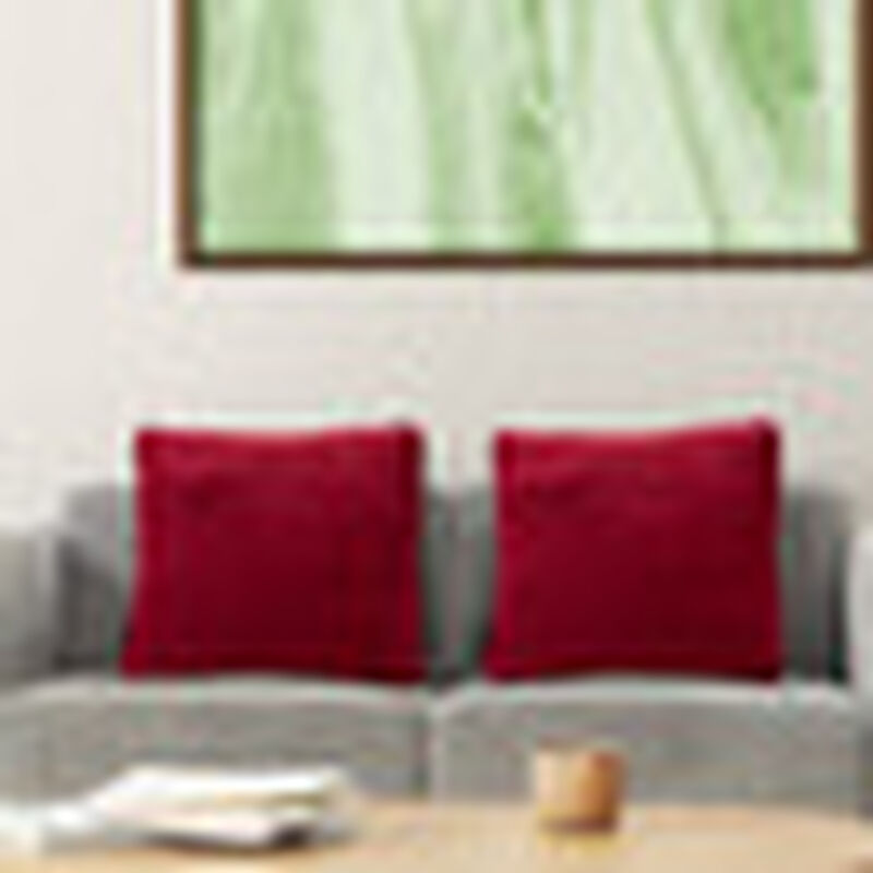 Set de 2 Cojines Dicasa ZitaOne Rojo image number null