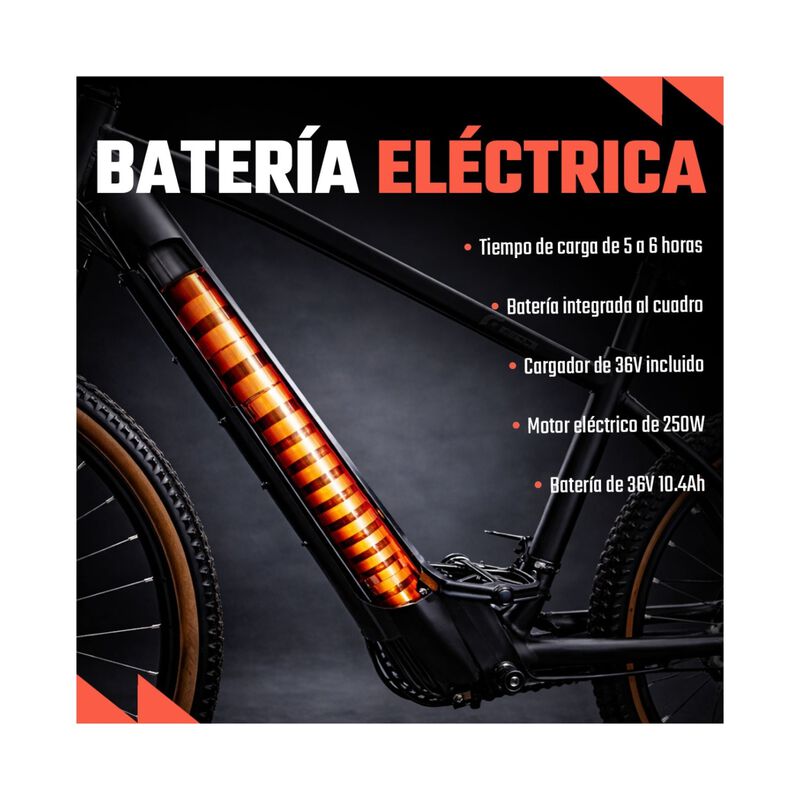 Bicicleta Electrica Urbana 35km/h 21 Vel R26 Au... image number null