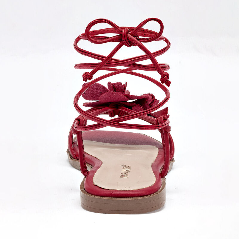 Moramora sandalia piso para mujer rojo cod 1407... image number null