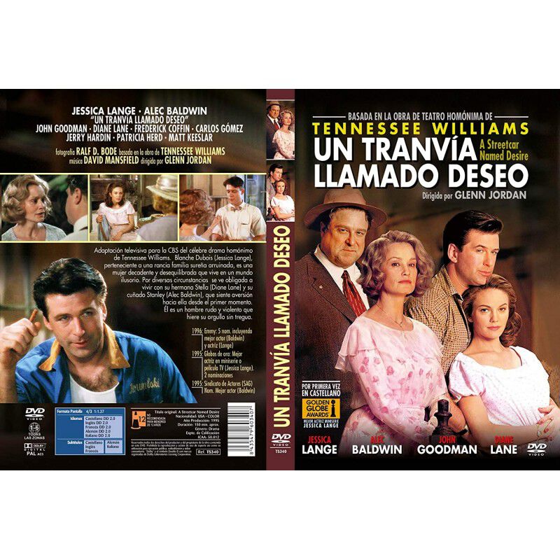 Un Tranv&iacute;a Llamado Deseo (dvd, 1995) image number null