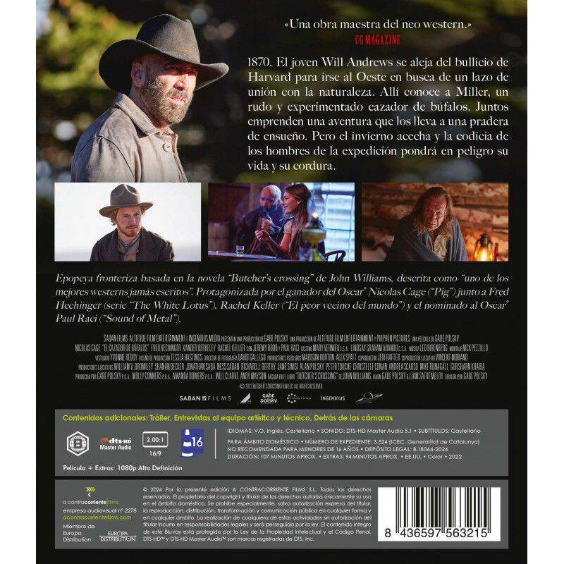 El Cazador de B&uacute;falos [Blu-ray] (2022) Butcher'... image number null