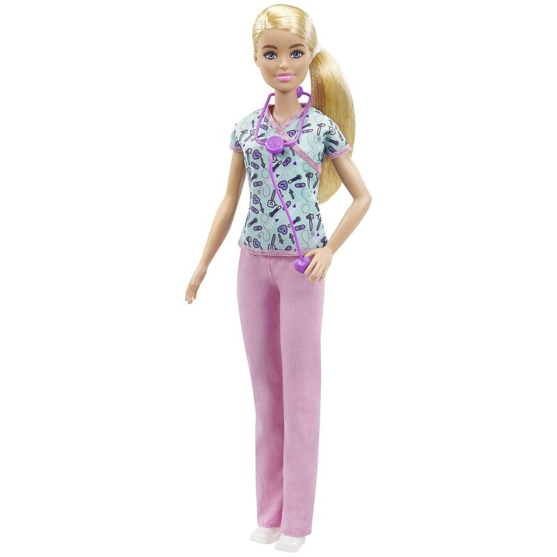 Mu&ntilde;eca Moderna Barbie Careers Nurse Con Estetos... image number null