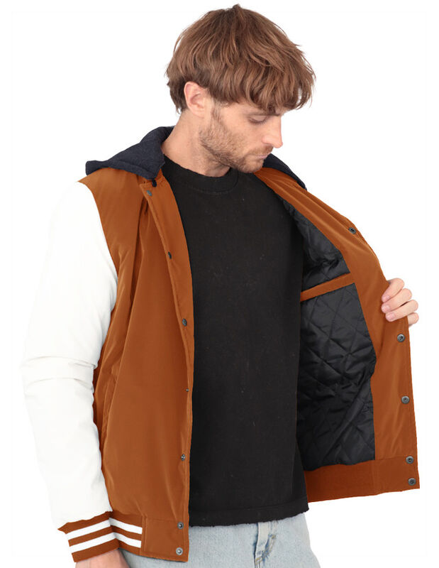 Chamarra Casual Deportiva Capucha Caballero Cam... image number null