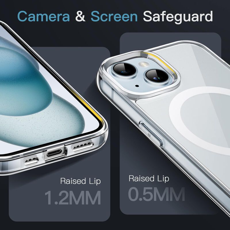 Funda JETech para iPhone 15 Transparente y Magn... image number null