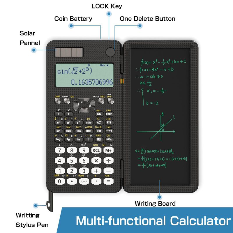 Calculadora Cient&iacute;fica Roatee 82ms Con Bloc De ... image number null
