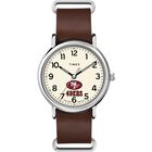 Reloj Timex Tribute Nfl Weekender 40 Mm Sf 49ers De Piel