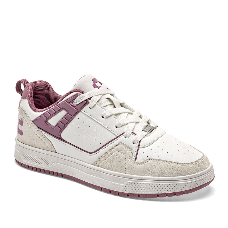 Charly Tenis urbano para mujer blanco rosa, imp... image number null