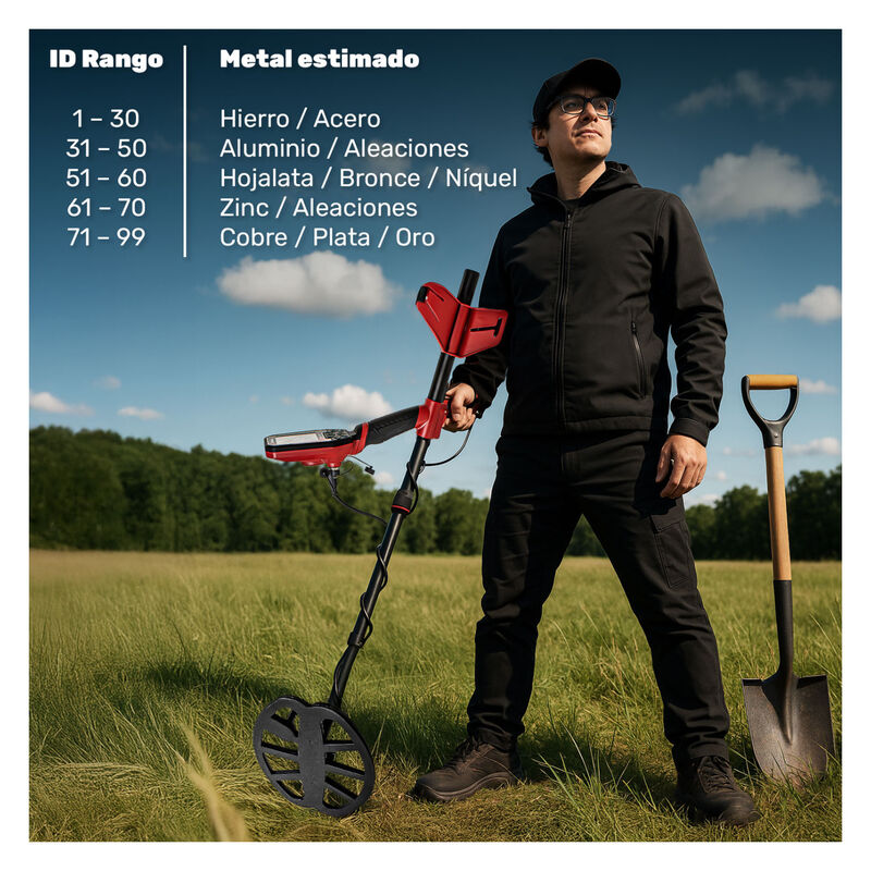 Detector Metales 5m Sumergible 4 Modos Recargab... image number null