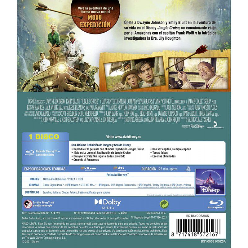 Crucero por la selva [Blu-ray] image number null