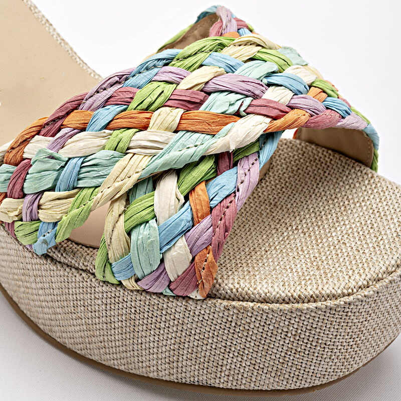 Moramora Sandalia Para Mujer Beige Multicolor C... image number null