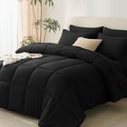 Juego De Edred&oacute;n Cozylux, Tama&ntilde;o King, Negro, 7 Piezas, Para Todas Las Estaciones
