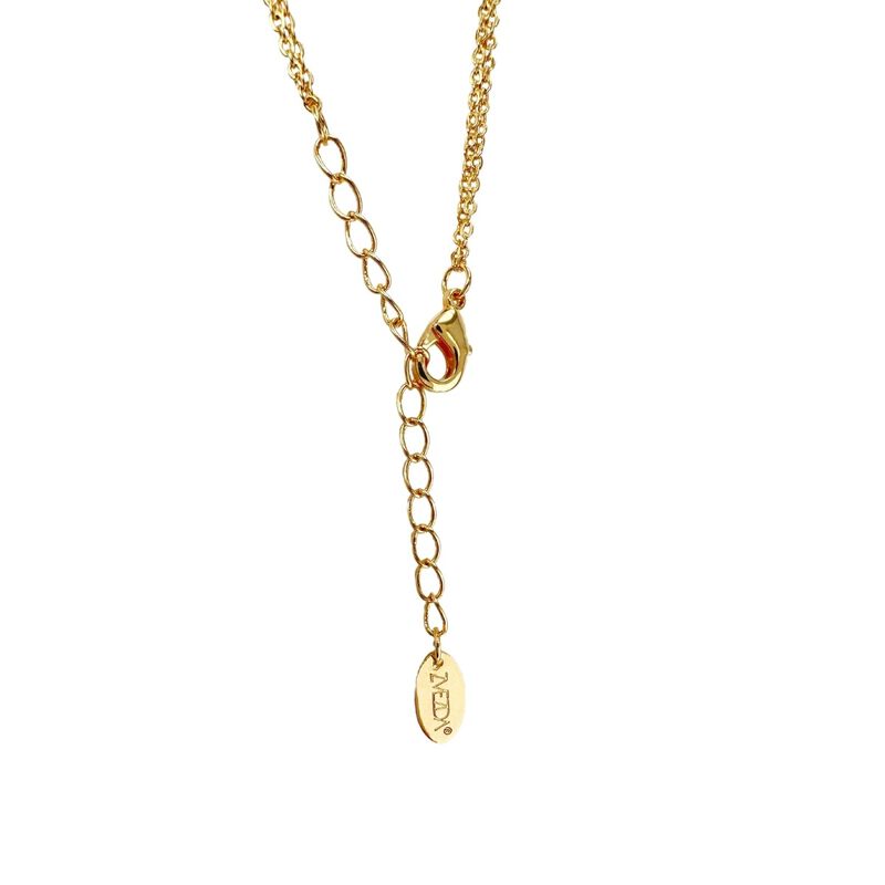 Collar Doble Gota Chapa de oro 18k Zvezda image number null