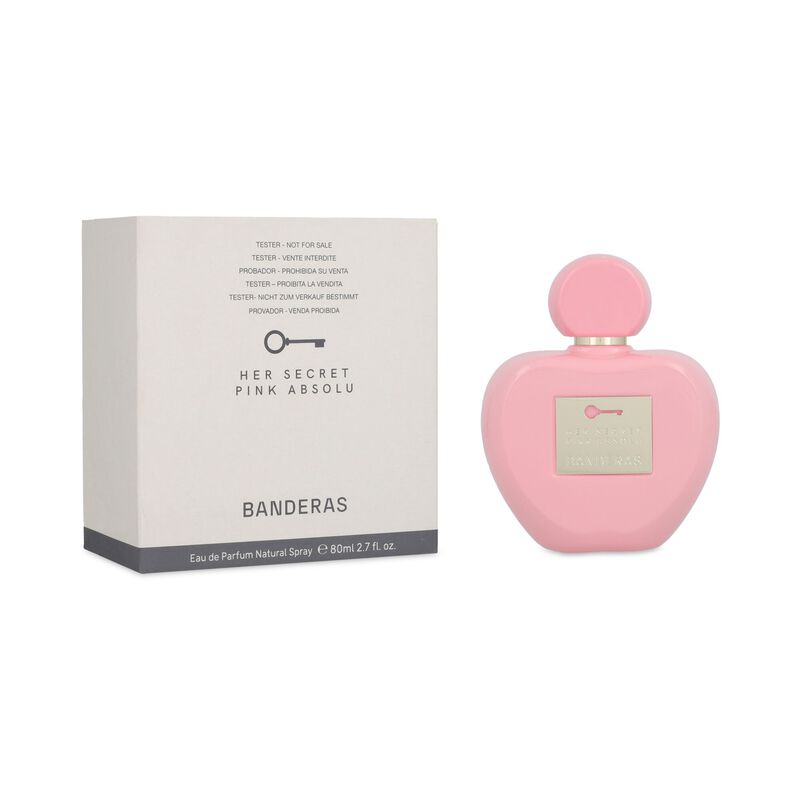 Tester Banderas Her Secret Pink Absolu 80ml Edp... image number null