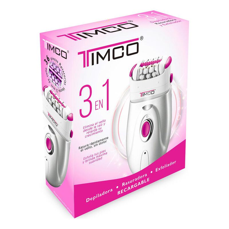 Depiladora Rasuradora Exfoliante Timco Recargab... image number null