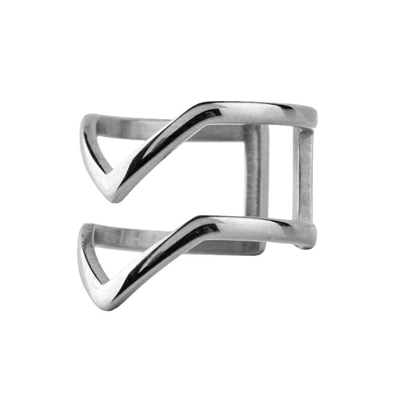 Anillos Acero Inoxidable Mujer Ajustable, Oro P... image number null