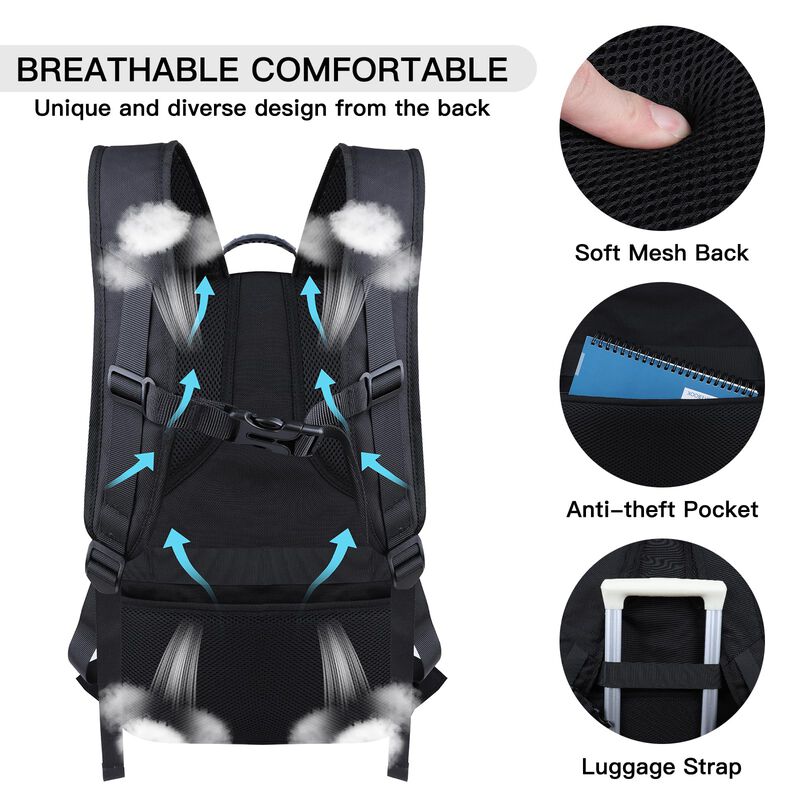 Mochila Anterk 17.3" para Laptop, Resistente al... image number null