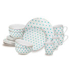 Vajilla Aalis Ideen 16 Piezas para 4 Personas &ndash; Cer&aacute;mica Blanca Cl&aacute;sica