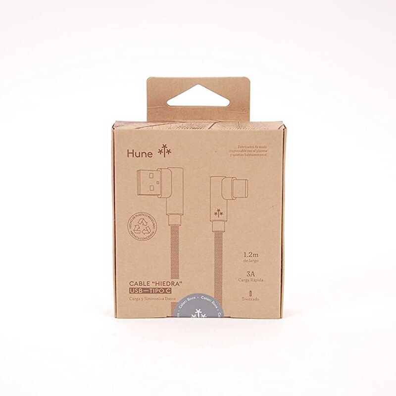 Cable Datos HUNE USB-A a USB-C Sustentable 1.2m... image number null