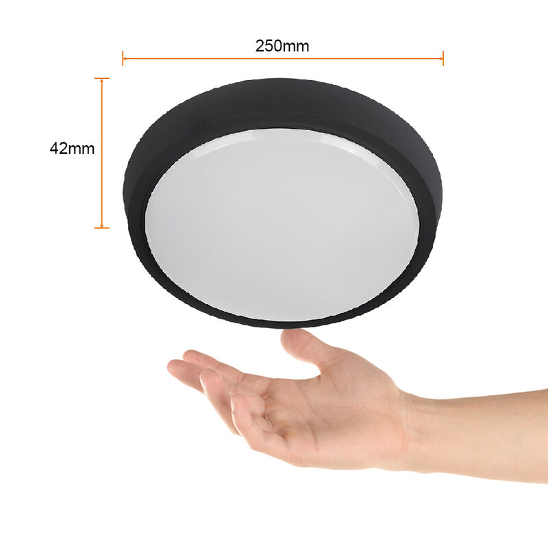 L&aacute;mpara Plaf&oacute;n LED de Sobreponer, 15 W, Luz Sua... image number null