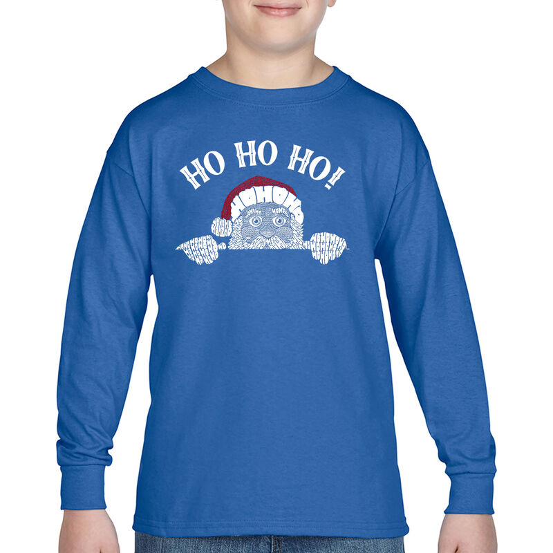 Camiseta De Manga Larga Word Art Para Ni&ntilde;o - Pe... image number null