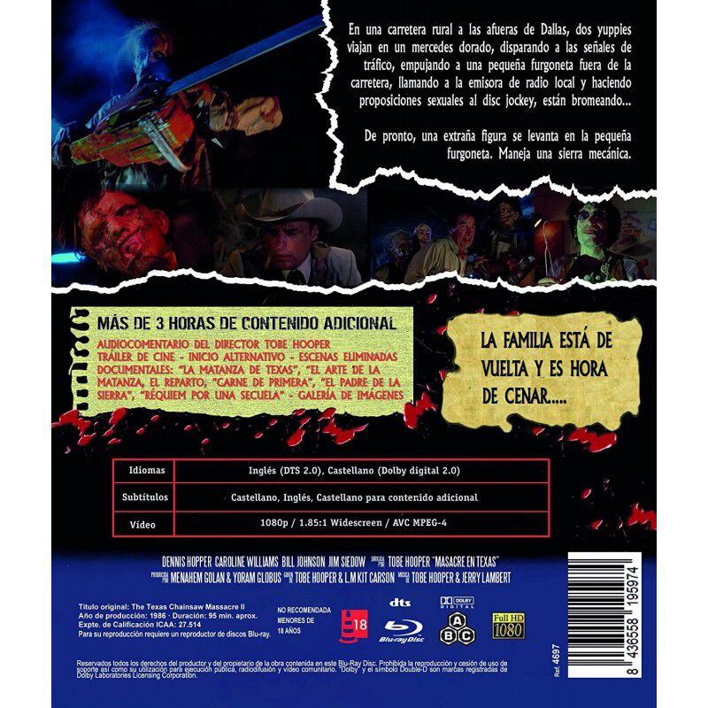 Masacre En Texas 2 [blu-ray] (1986) image number null