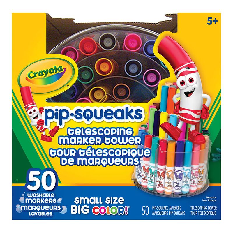 Juego De 50 Rotuladores Crayola Pip Squeaks, La... image number null