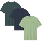 Set de 3 playeras Bark and Hide Playera Para Hombre Cuello Redondo Manga Corta Modelo Bark