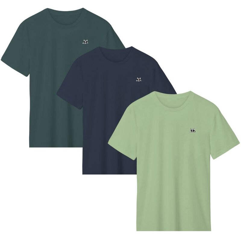 Set de 3 playeras Bark and Hide Playera Para Ho... image number null