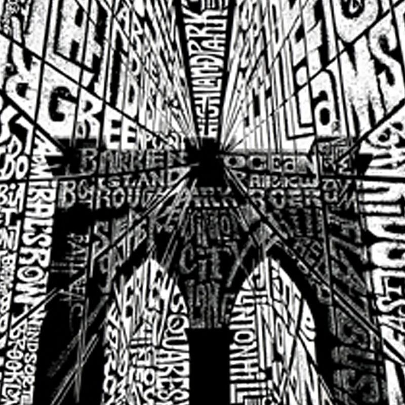 Camiseta Word Art Para Ni&ntilde;o - Brooklyn Bridge -... image number null