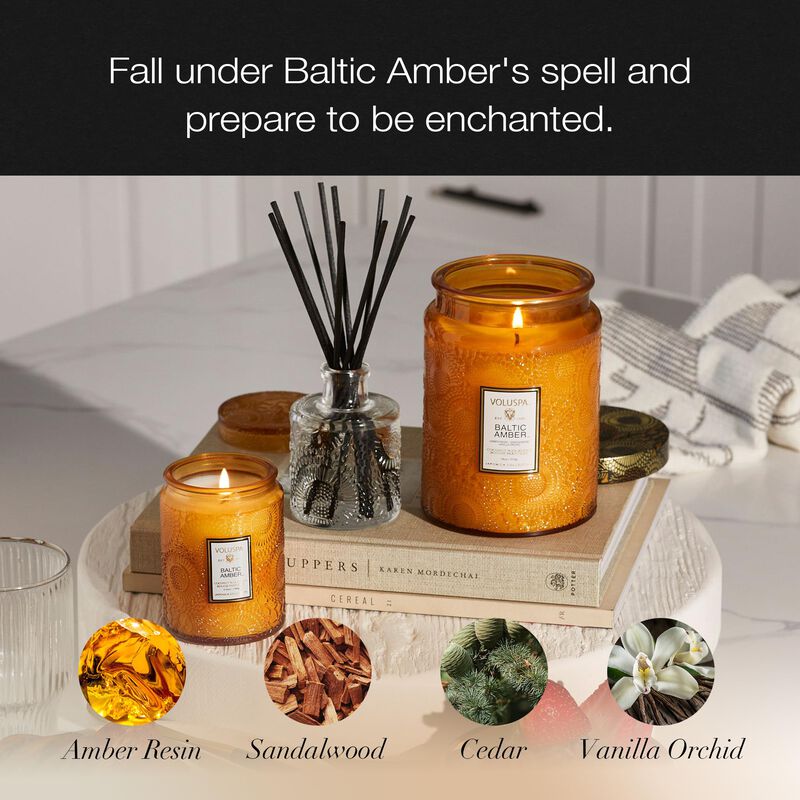 Cera De Coco Candle Voluspa Baltic Amber, 532 M... image number null