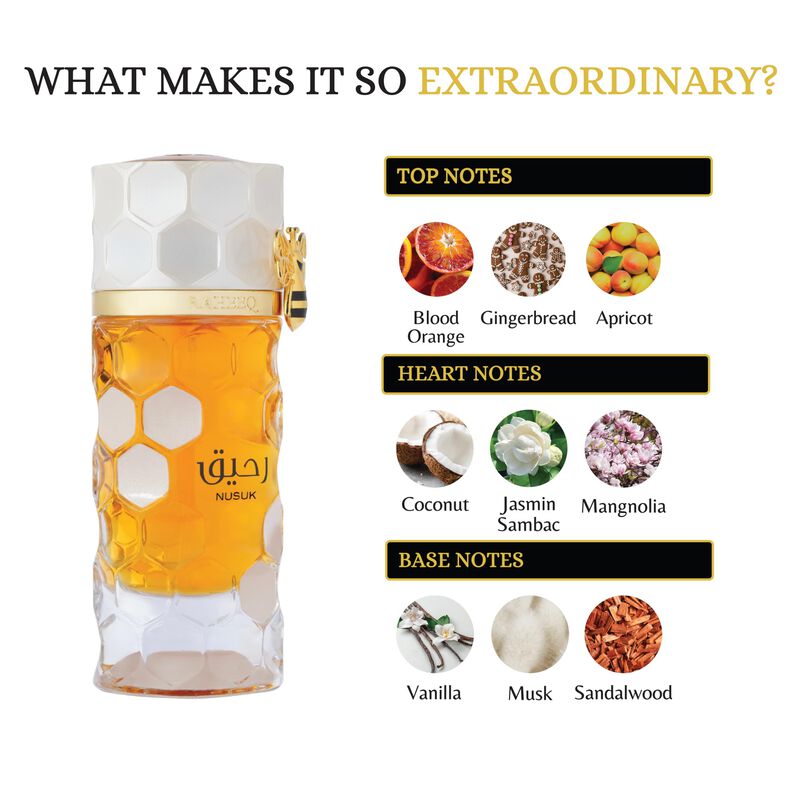 Perfume Nusuk Raheeq Edp Citrus Vanilla, 100 Ml... image number null