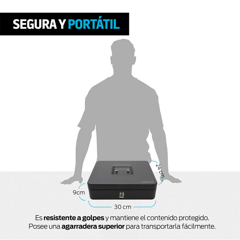 Caja de Seguridad para Dinero Efectivo Cerradur... image number null