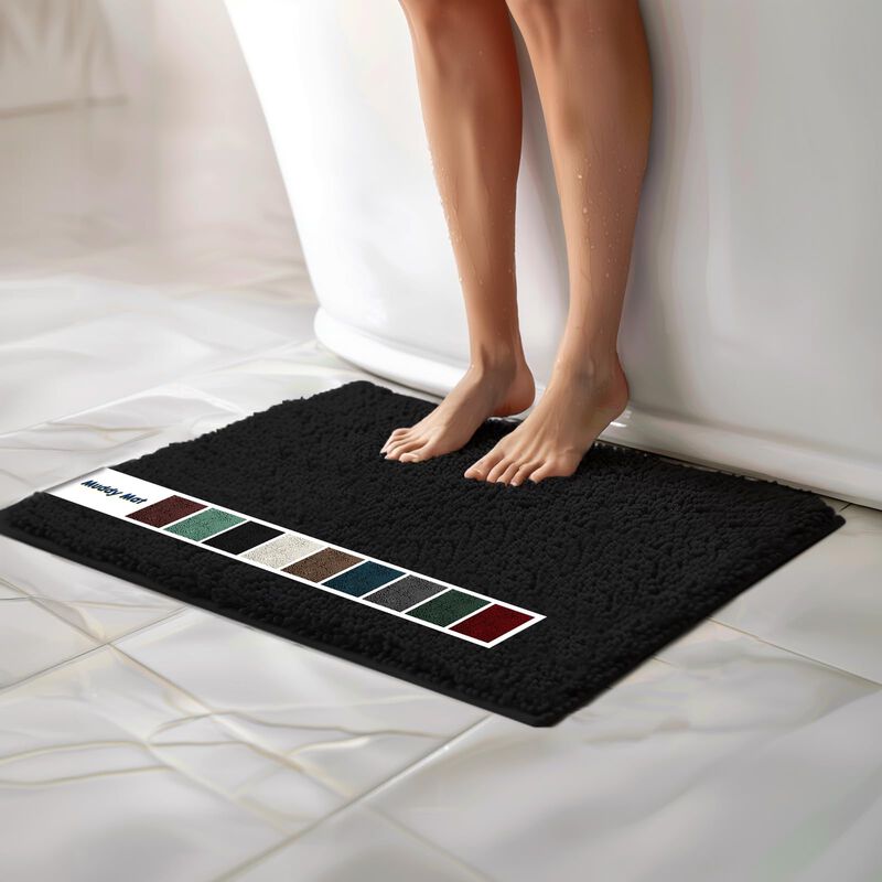 Alfombra De Ba&ntilde;o Muddy Mat, Microfibra De Felpi... image number null